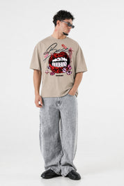 T-Shirt "B12LAB" BiteTheDust Beige