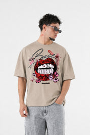 T-Shirt "B12LAB" BiteTheDust Beige