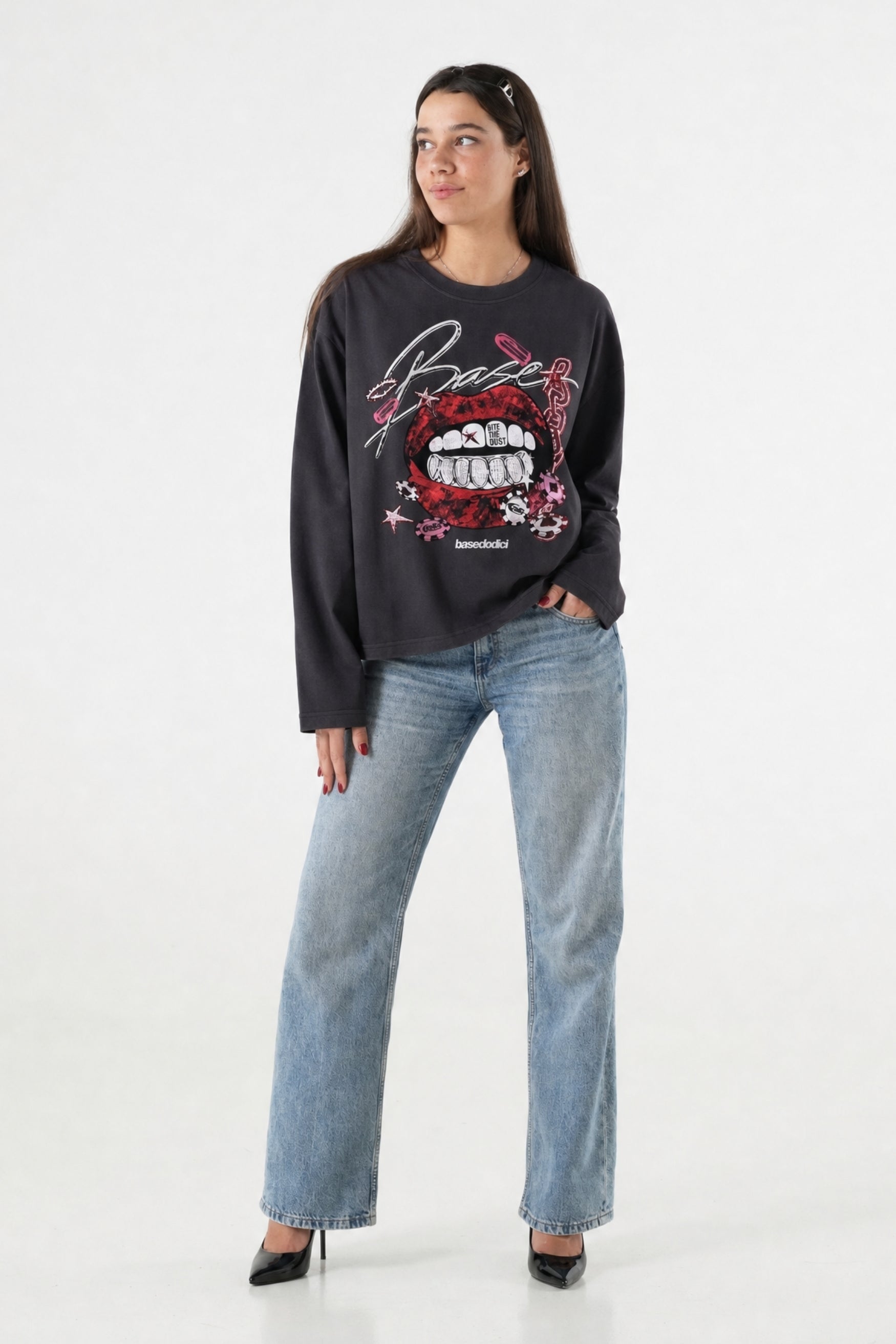 Longsleeve "B12LAB" BiteTheDust Black