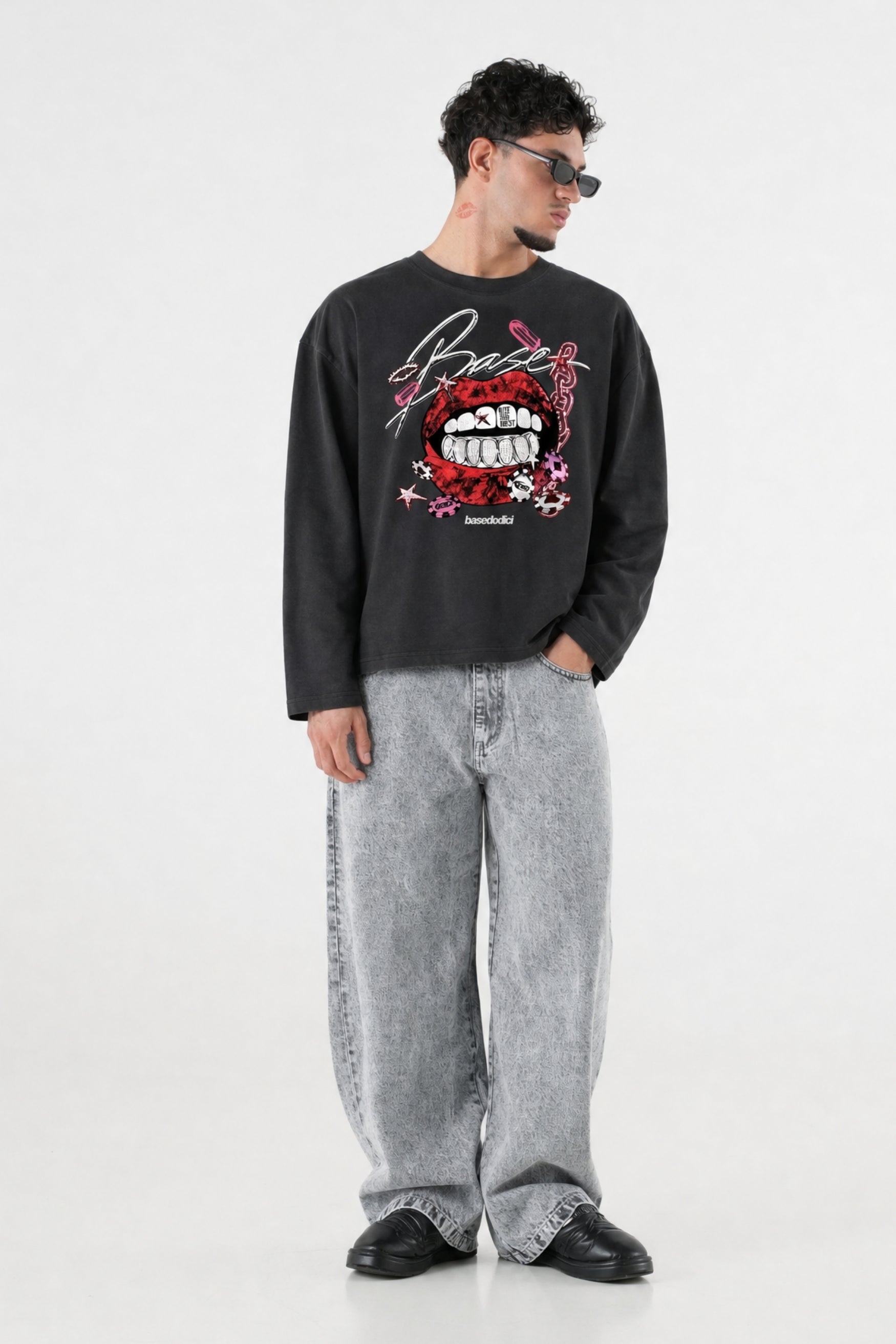 Longsleeve "B12LAB" BiteTheDust Black