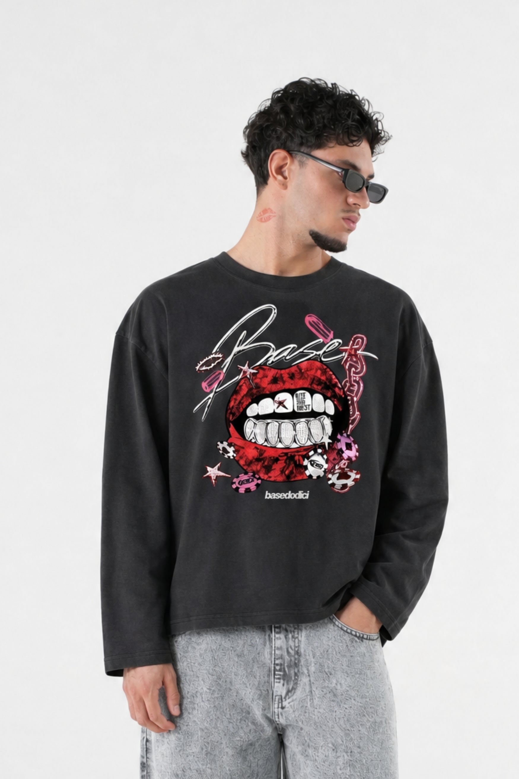 Longsleeve "B12LAB" BiteTheDust Black