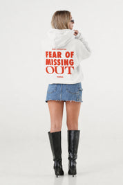 Hoodie "B12LAB" FOMO White/RedFlock