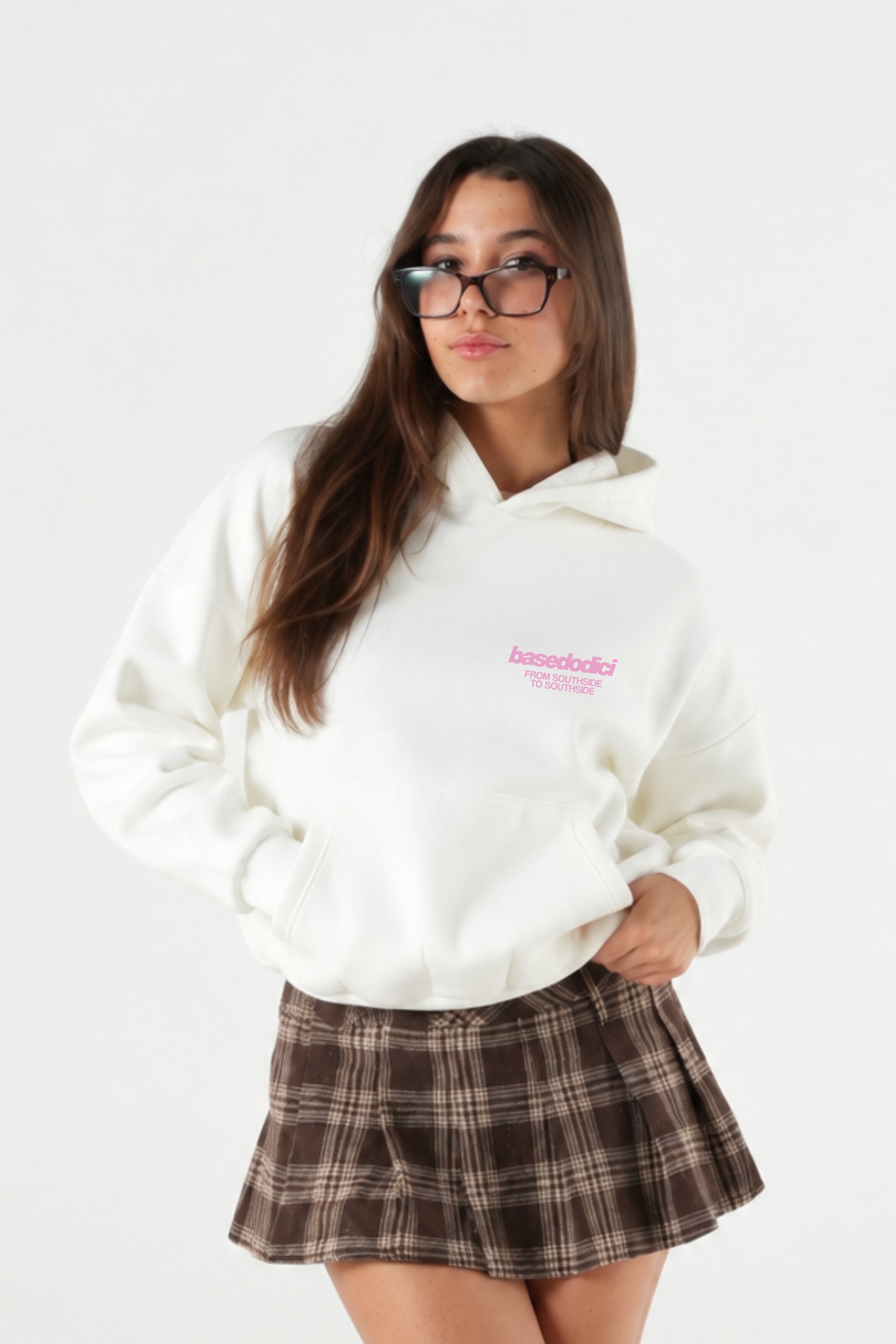 Hoodie "AMMO" MiStaiSoffrendo White/Pink
