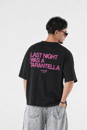 T-Shirt "B12LAB" Tarantella Black/PinkGlitter