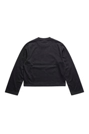 Longsleeve "VALENTINE" FrontLogos Strass/Black