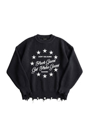 Knitwear "THE NOISE" FakeGu**i Black/White