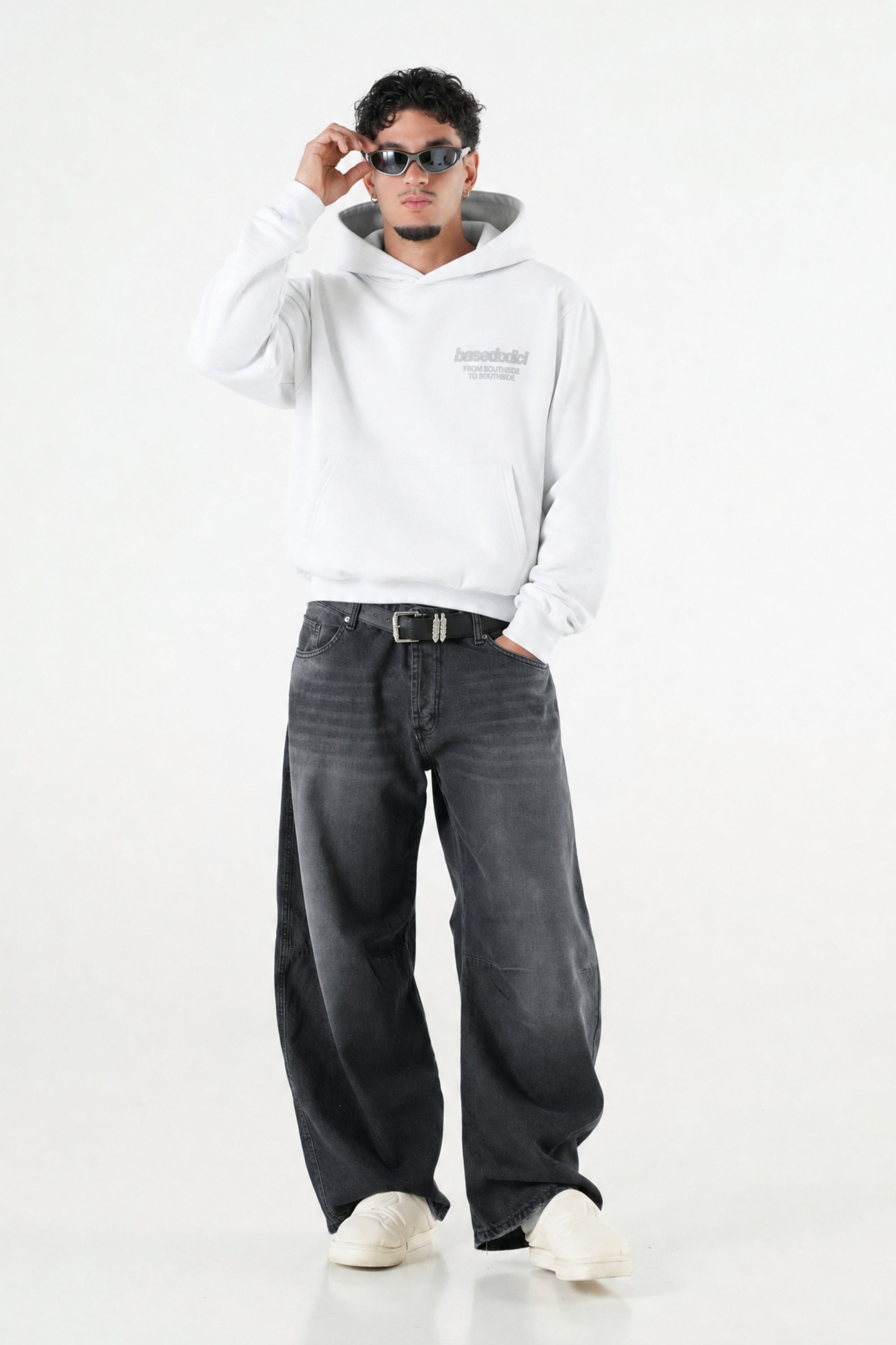 Hoodie "AMMO" MiStaiSoffrendo White/Glitter