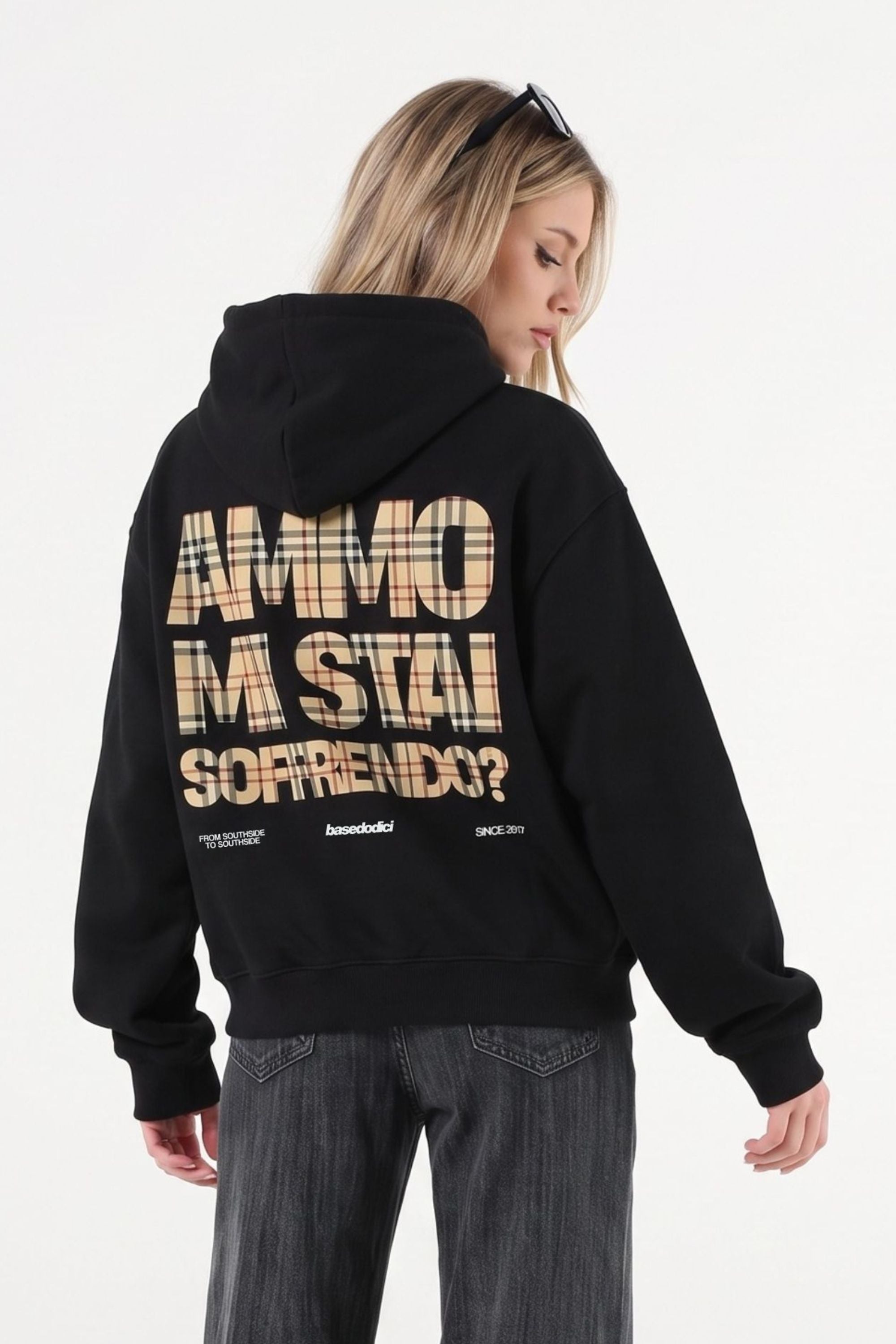 Hoodie "AMMO" MiStaiSoffrendo Black/Burby