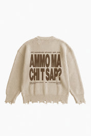 Knitwear "AMMO" CHI’T’SAP Cream/Brown