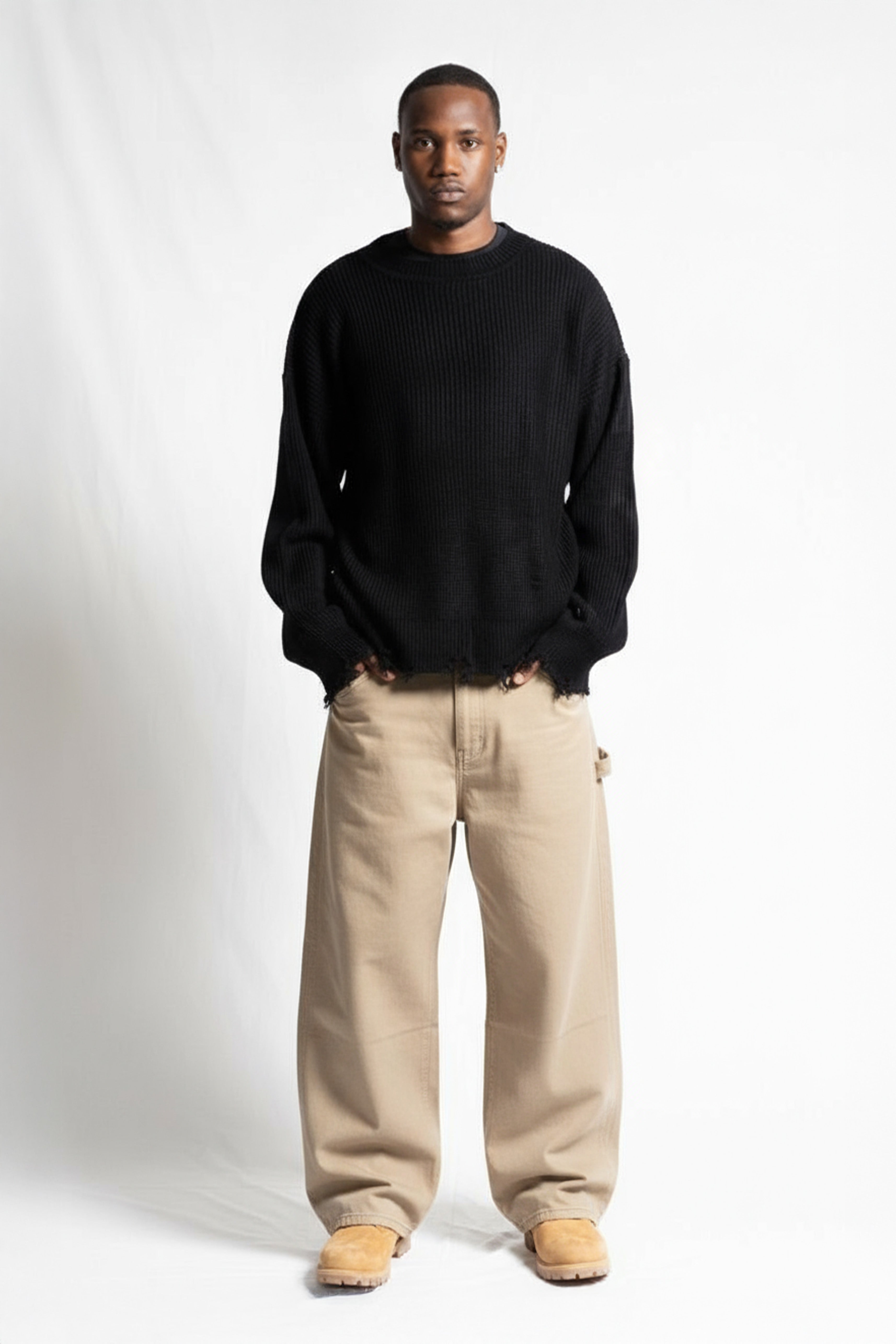 "RUDEBOY LDN" Work Denim Beige