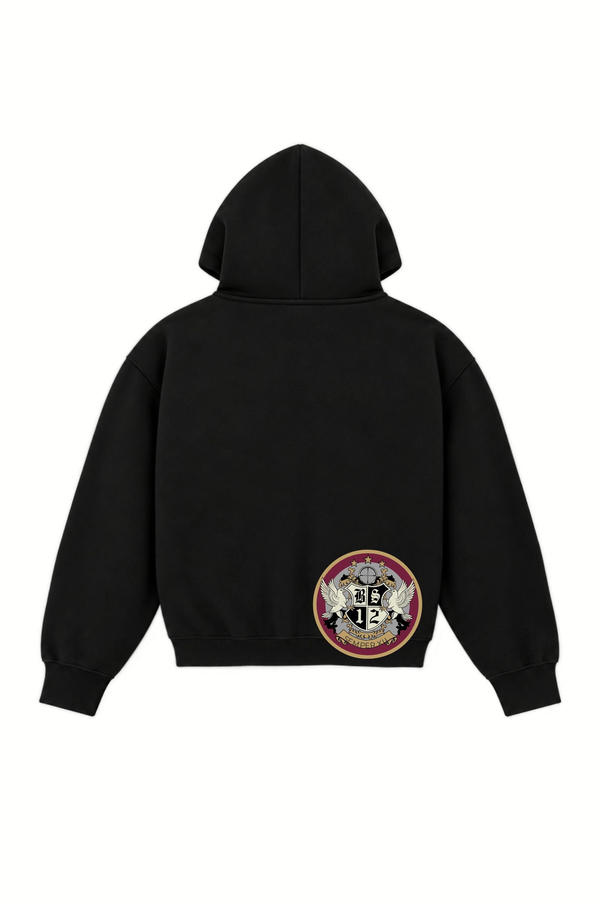 Full Zip "BROKENNESS" BAD Black