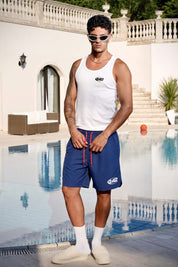 Swim Short "SUMMER CLUB" Logo RoyalBlue