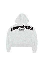 Full Zip “COMFY” Back Logo AshGrey/Black
