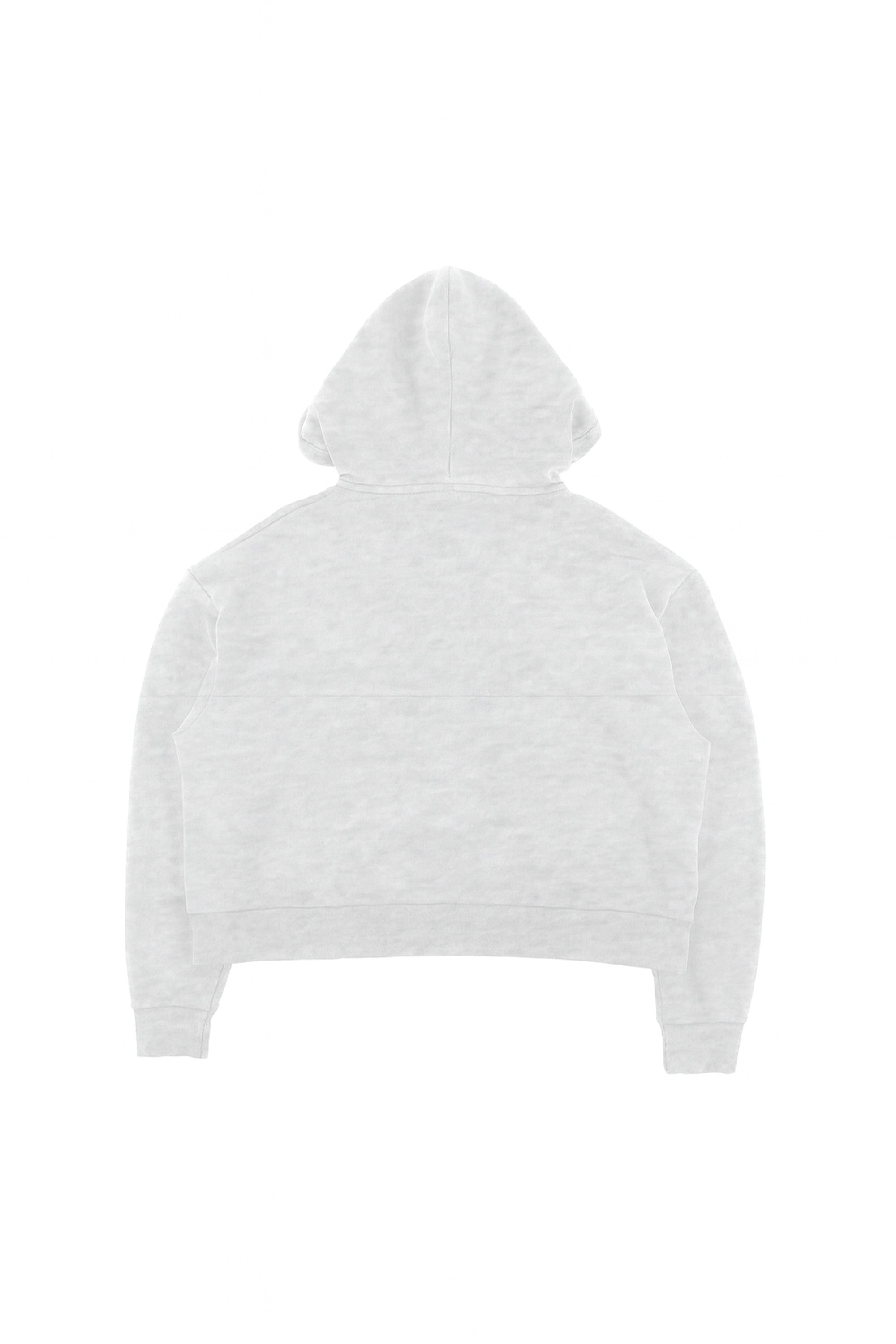 Full Zip “COMFY” Front Logo AshGrey/Black
