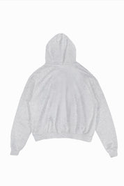 Hoodie “COMFY” Front Logo AshGrey/Blue