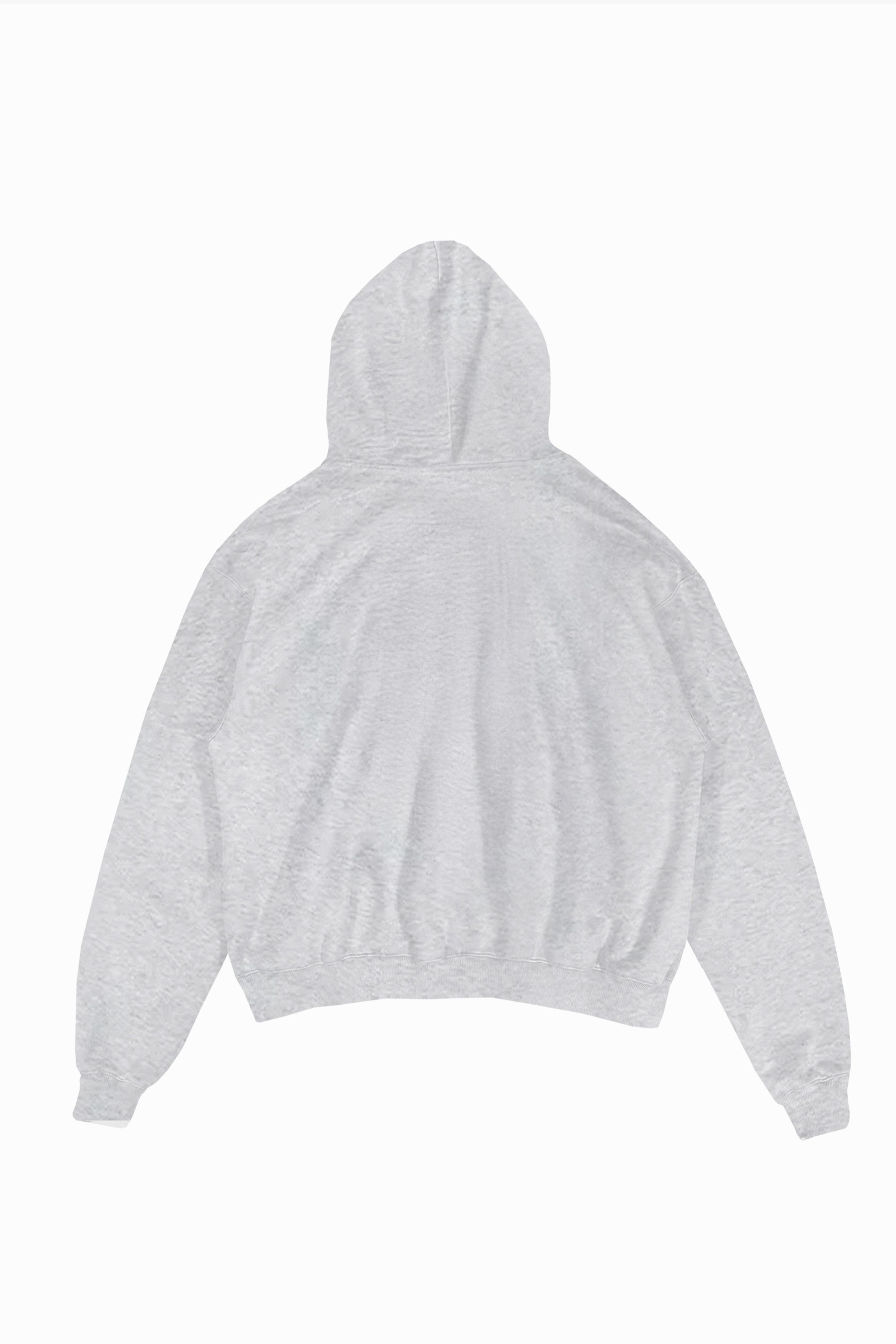 Hoodie “COMFY” Front Logo AshGrey/Blue