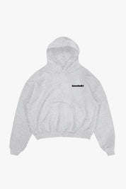 Hoodie “COMFY” Vertical Logo AshGrey/Black