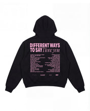 Hoodie "VALENTINE" iLoveYou Black