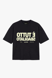 "SAMURAIJAYxBASEDODICI" TuttoSbagliato Tee Black/Lemon