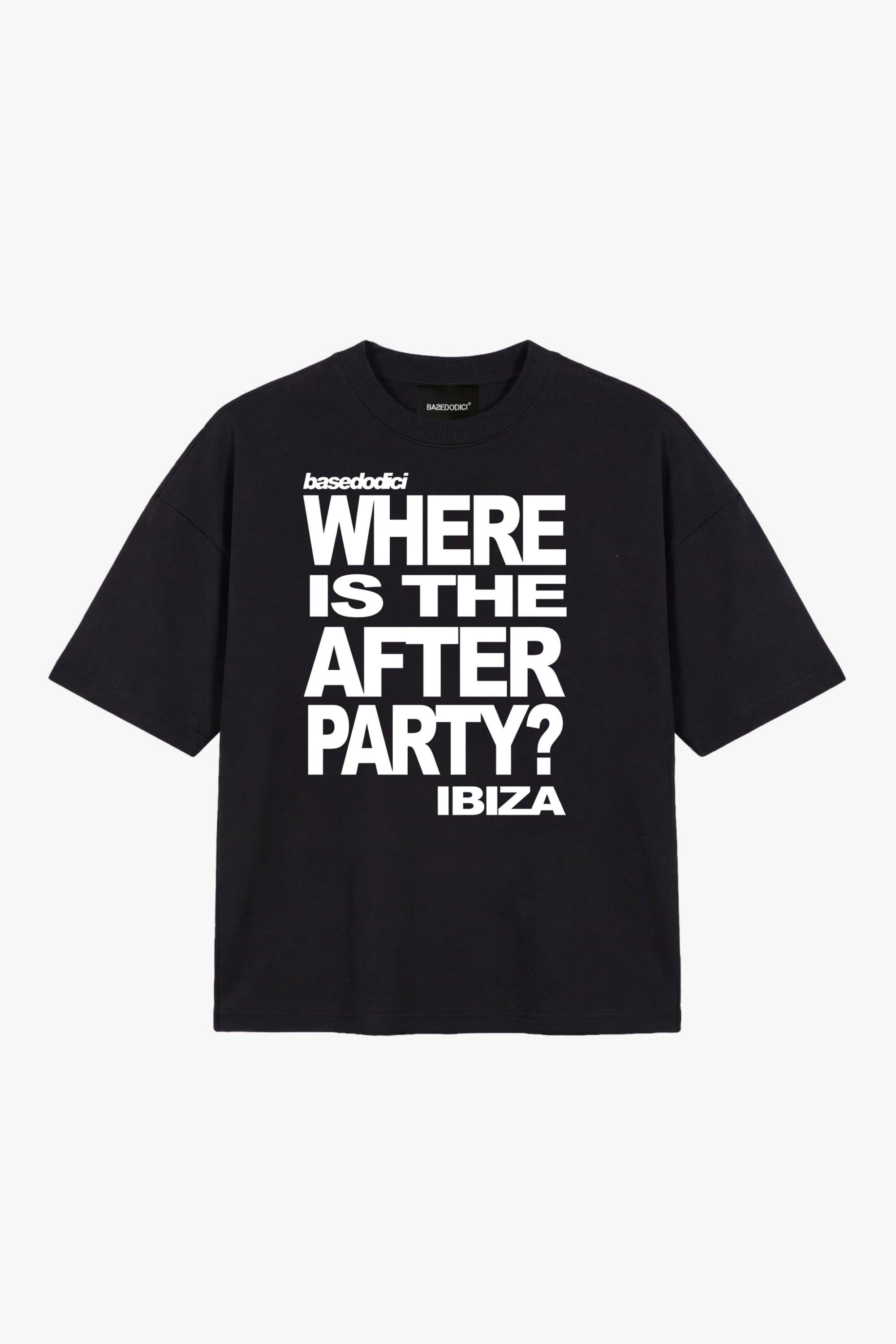 T-Shirt "IBIZA" Afterparty Black