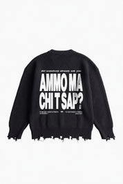 Knitwear "AMMO" CHI’T’SAP Black/White