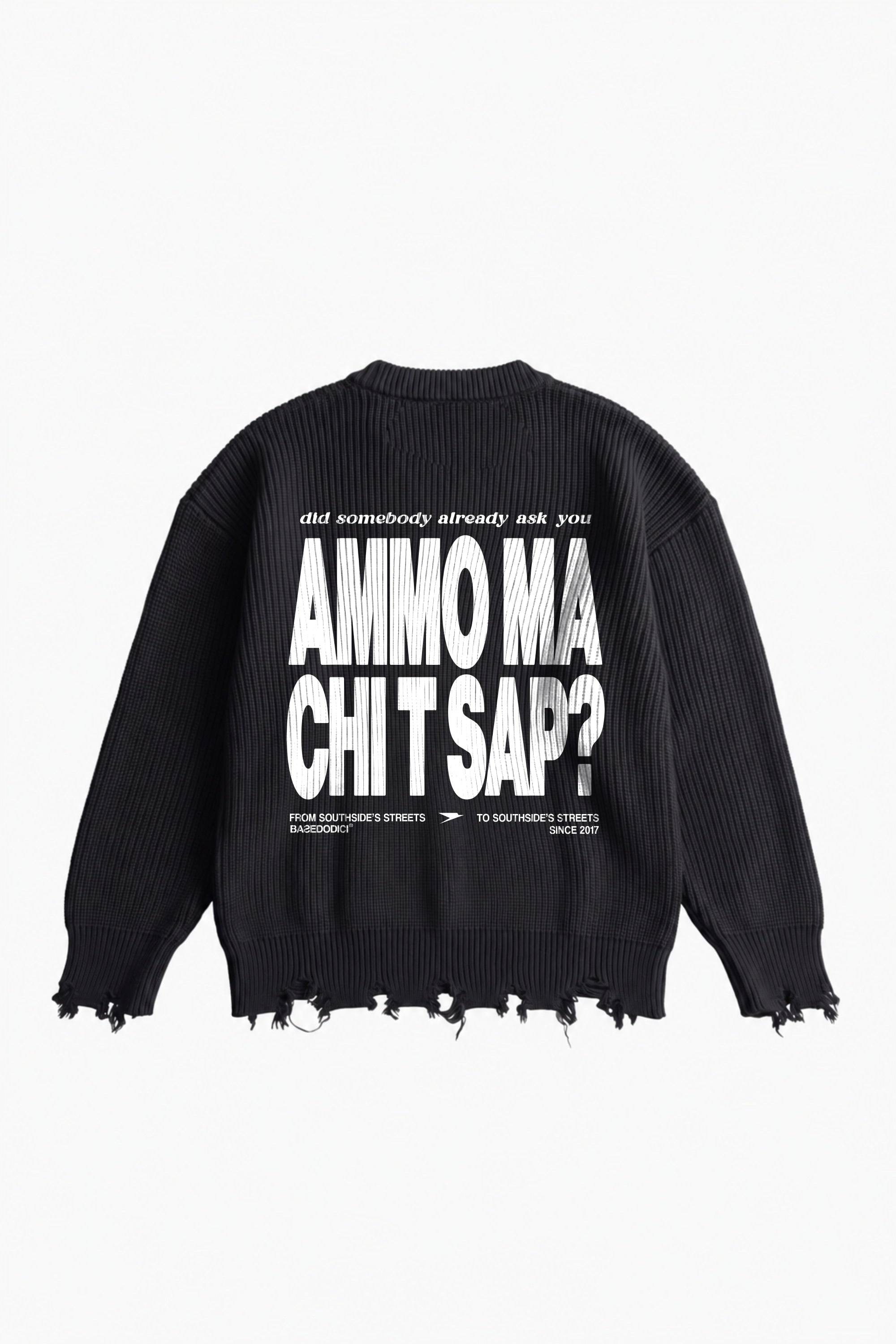 Knitwear "AMMO" CHI’T’SAP Black/White