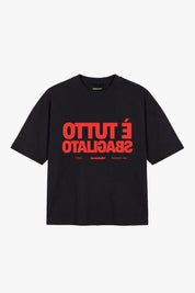 "SAMURAIJAYxBASEDODICI" TuttoSbagliato Tee Black/Red