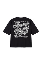 T-Shirt "AMMO" CHI'T'SAP Black/GlitterItalic