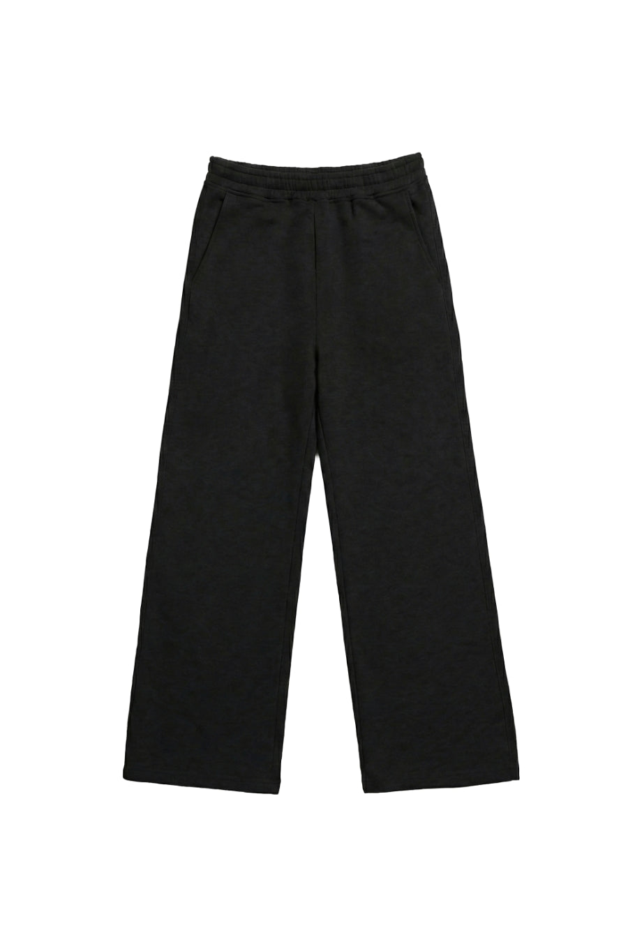 Fleece Pants "COMFY" Vertical Logo Black/White