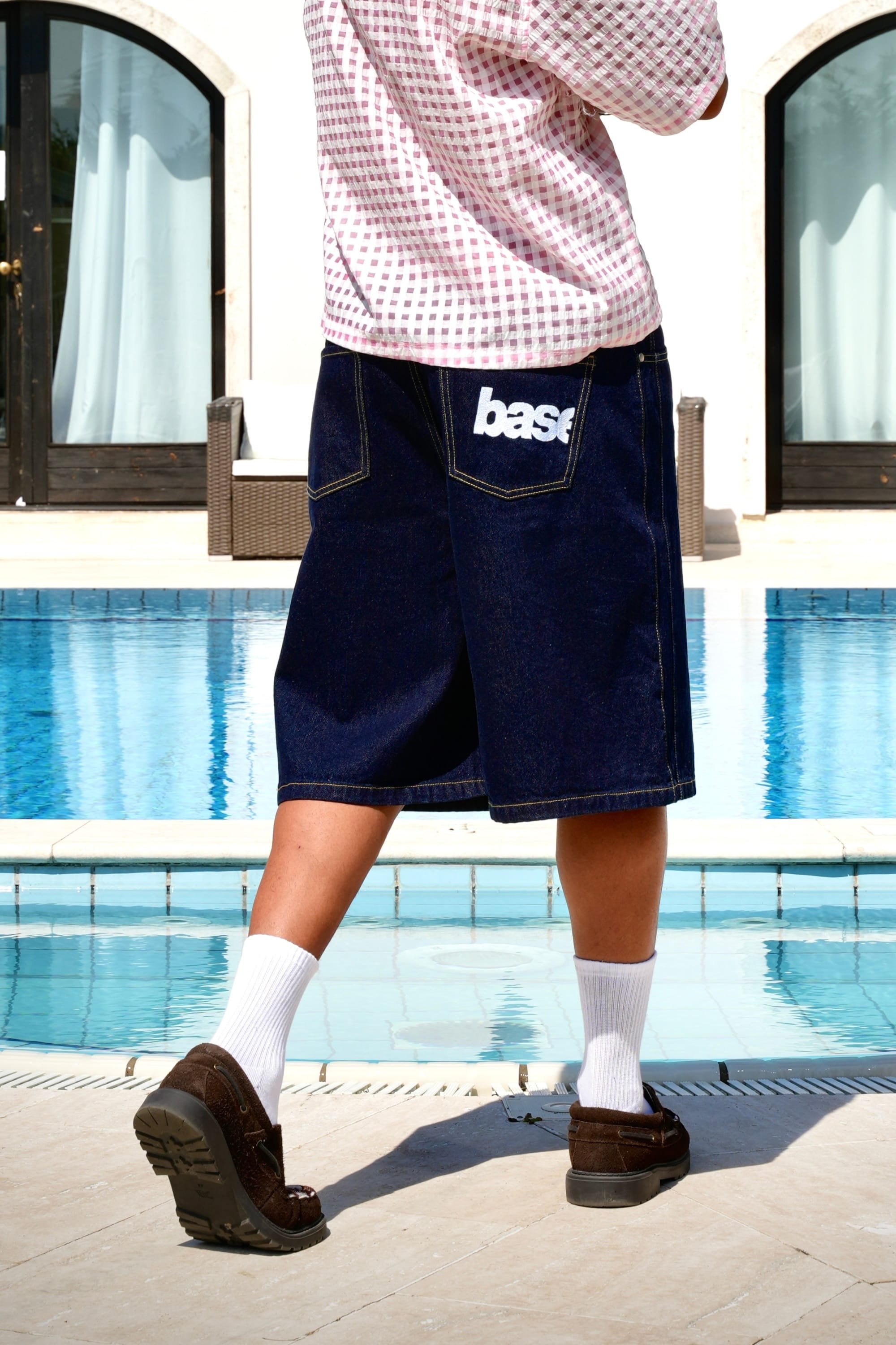 Jorts "LAST DELIVERY" Dark Blue