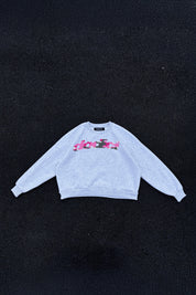 Crewneck “CAMO4PLAYERS” FrontLogo Grey/CamoPink