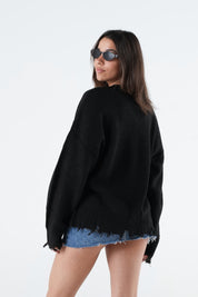 Knitwear "THE NOISE" FakeGu**i Black/White