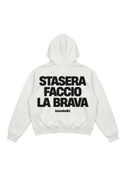 Hoodie "VIRAL EDIT" FaccioLaBrava White/Black