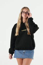 Hoodie "B12LAB" FOMO Black/Yellow