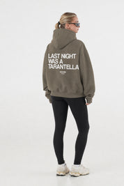 Hoodie "B12LAB" Tarantella Brown/White