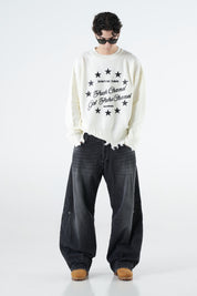 Knitwear "THE NOISE" FakeC**nel White/Black