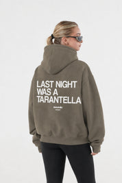 Hoodie "B12LAB" Tarantella Brown/White