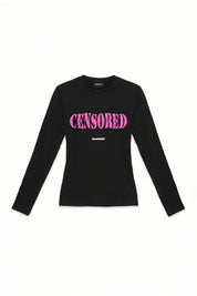 Longsleeve "DIVA" Censored Black