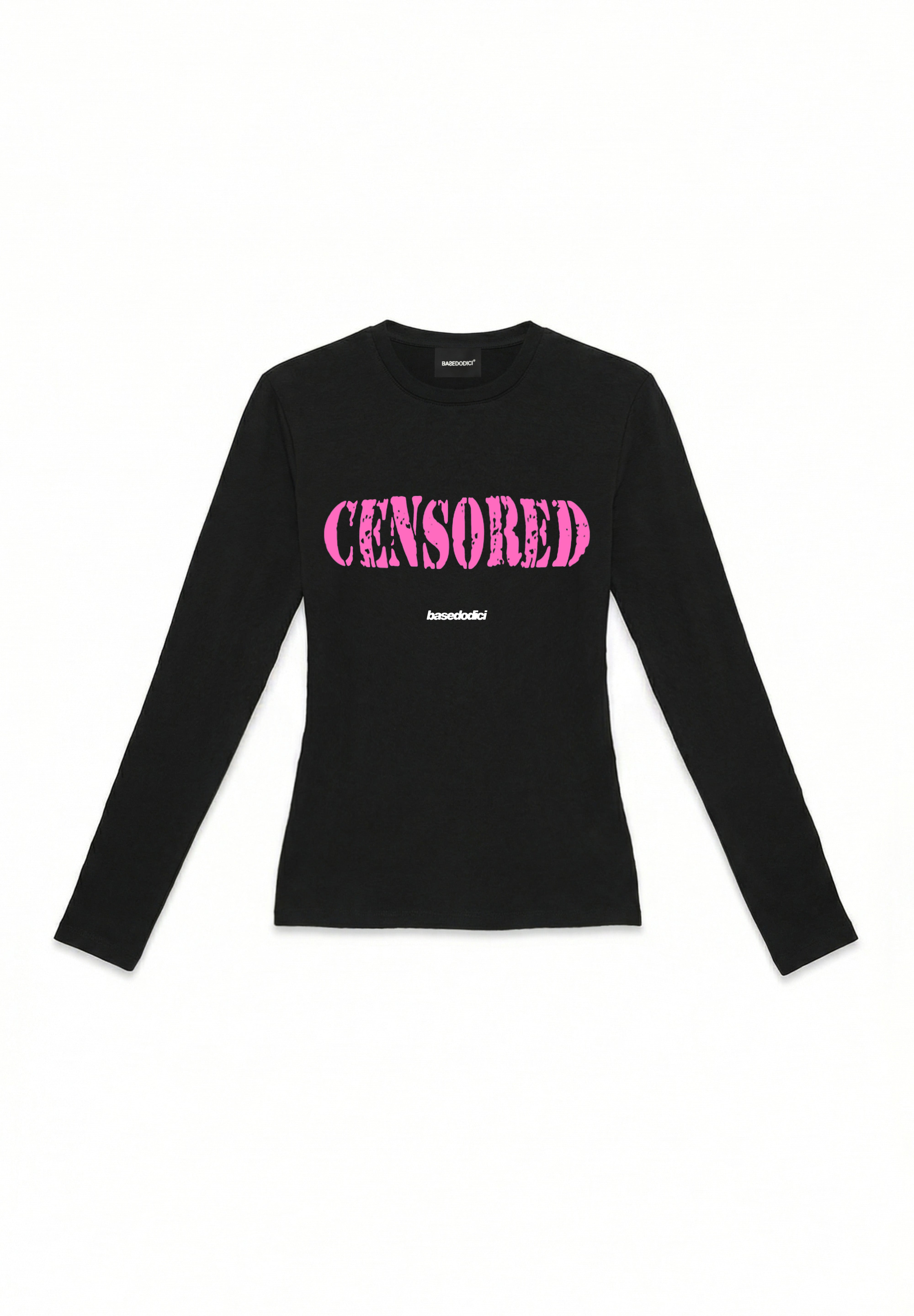 Longsleeve "DIVA" Censored Black