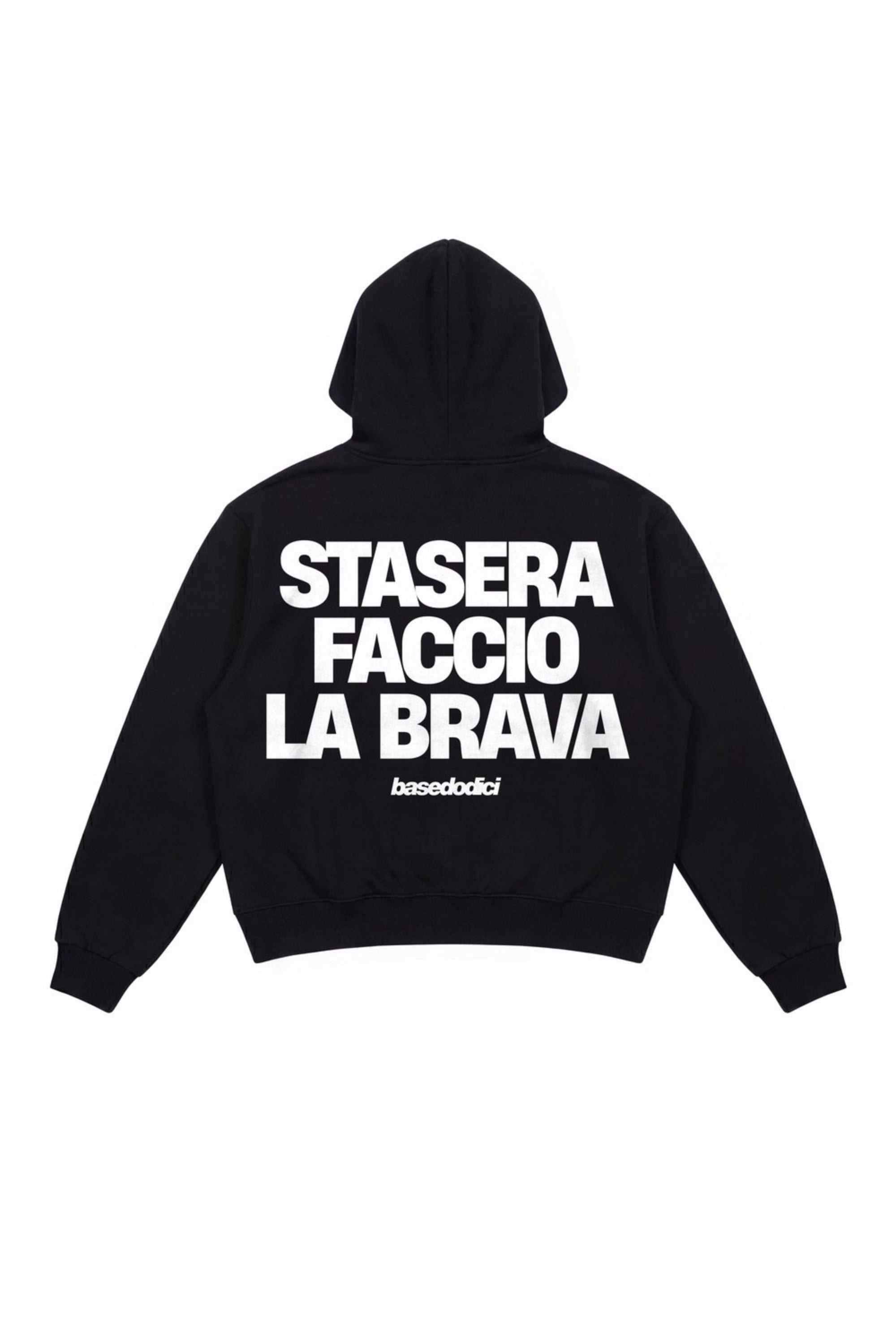 Hoodie "VIRAL EDIT" FaccioLaBrava Black/White