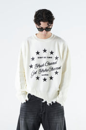 Knitwear "THE NOISE" FakeC**nel White/Black