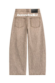 Bigall Denim "BROKENNESS" Back Logo Sand