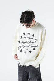 Knitwear "THE NOISE" FakeC**nel White/Black