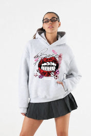 Hoodie "B12LAB" BiteTheDust AshGrey