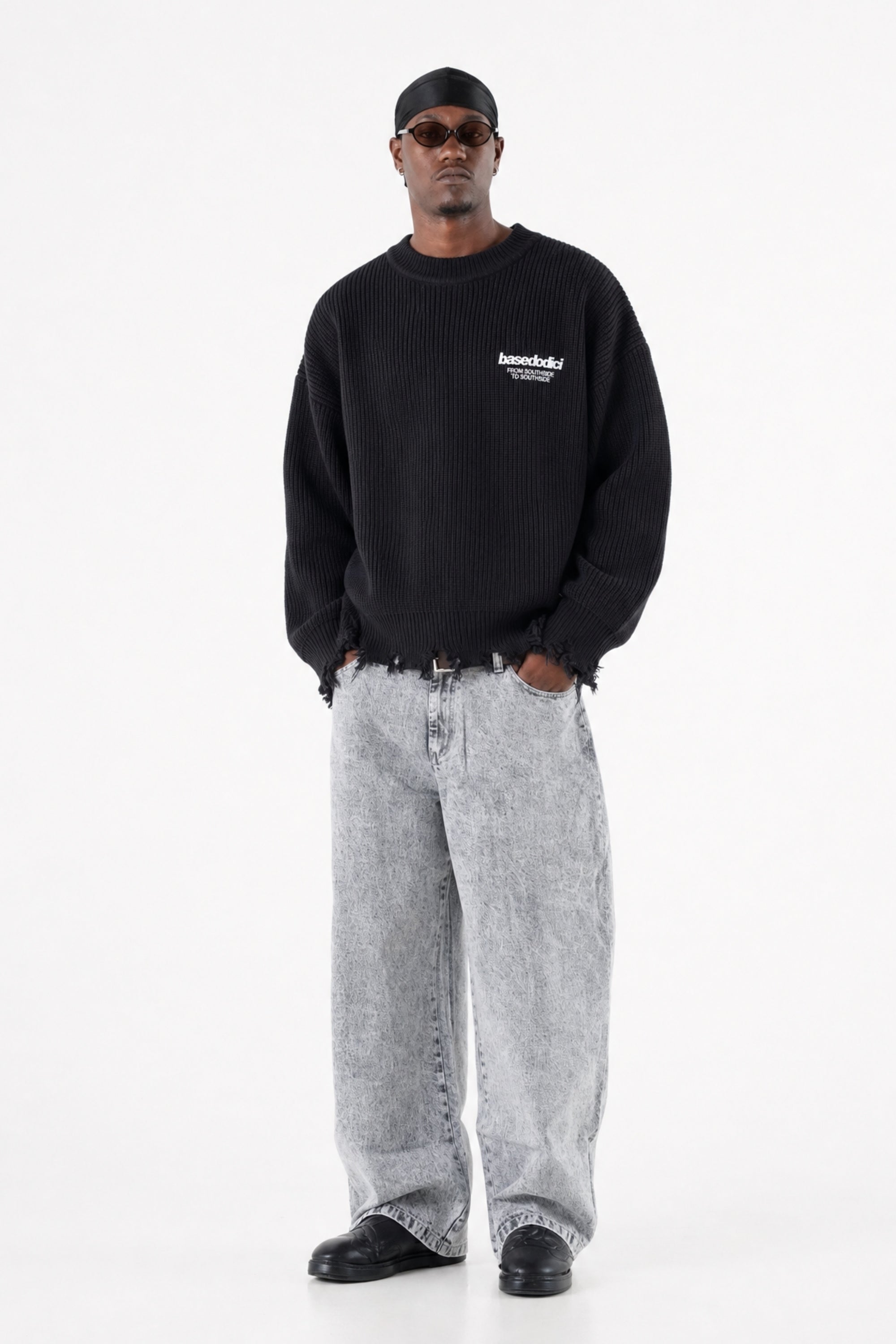 Knitwear "AMMO" CHI’T’SAP Black/White