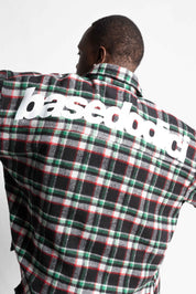 "RUDEBOY LDN" Flanella Shirt Shoulder Logo