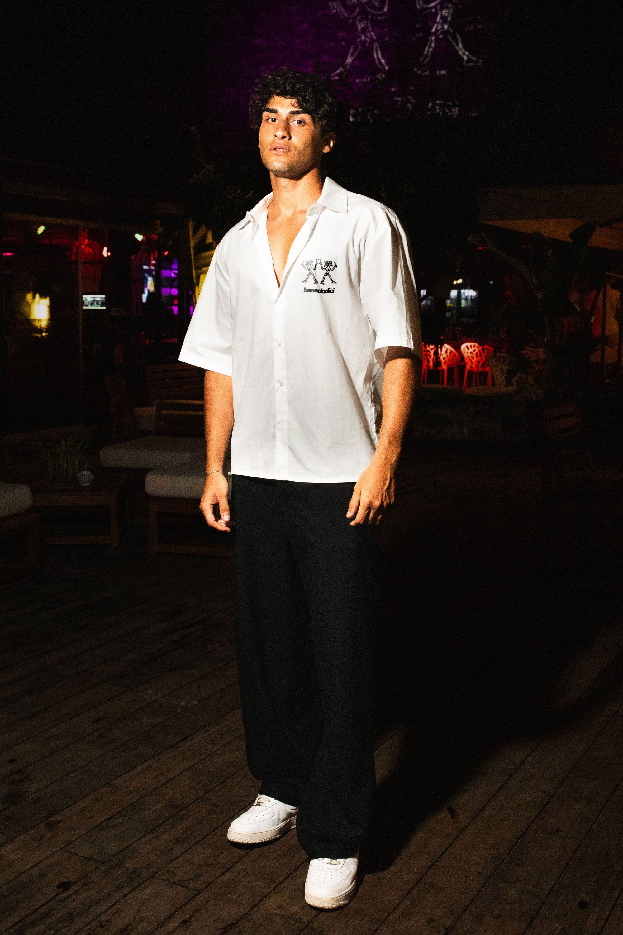 Shirt "TAVERNELLExBASEDODICI" Lifestyle White