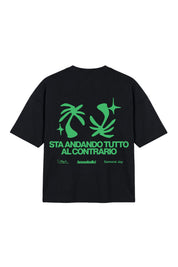 "SAMURAIJAYxBASEDODICI" TuttoSbagliato Tee Black/Green
