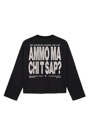 Longsleeve "AMMO" CHI'T'SAP Black/Grillz