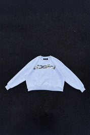 Crewneck “CAMO4PLAYERS” FrontLogo Grey/CamoGrey